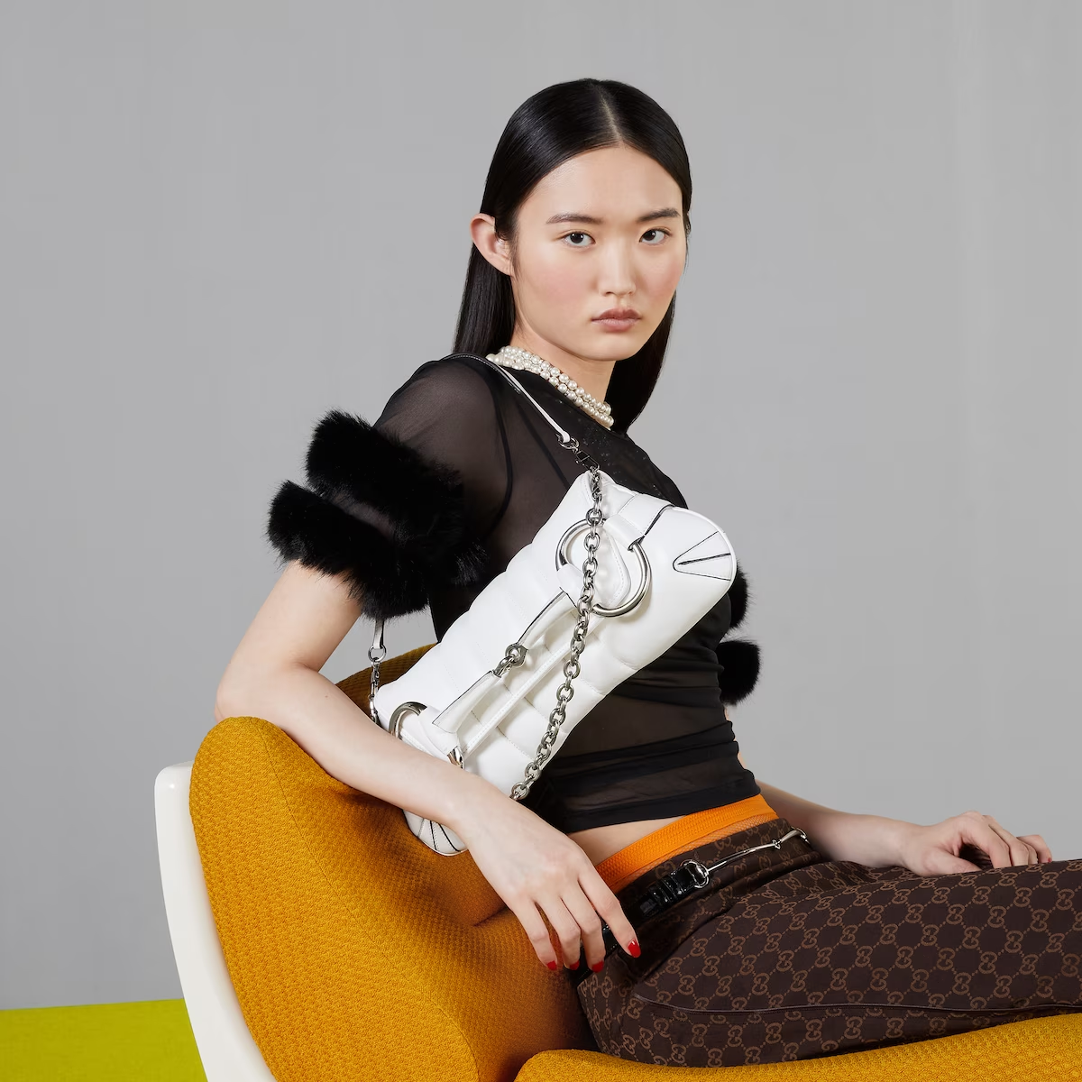 GUCCI HORSEBIT CHAIN MEDIUM SHOULDER BAG